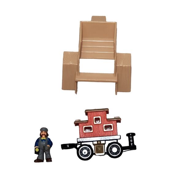 Lot of 7 Lincoln Logs Replacement Tan Arches Variety 1998 Hasbro Original Bundle - Picture 2 of 6